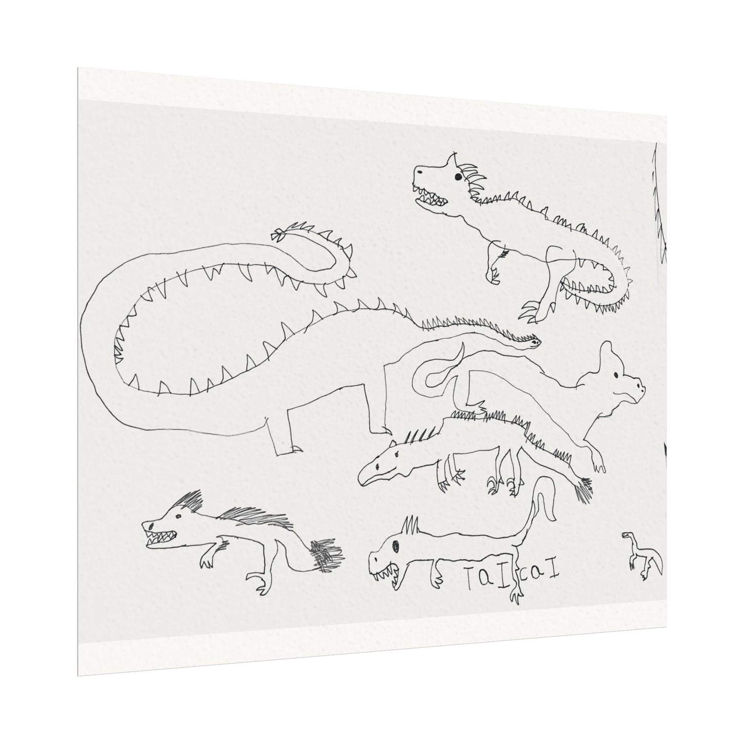 Textured Watercolor Matte Posters