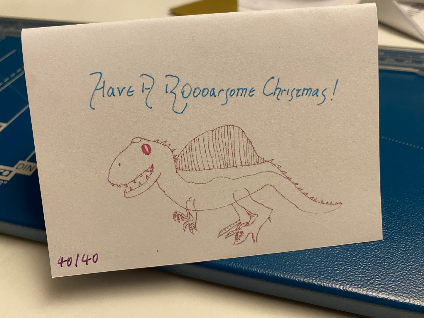Spinosaur Christmas Card (limited edition)